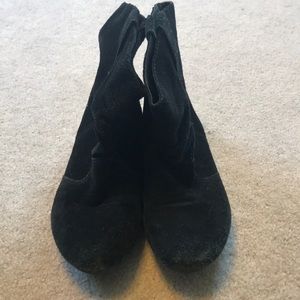 Steve Madden Black Ankle Boots Size 9